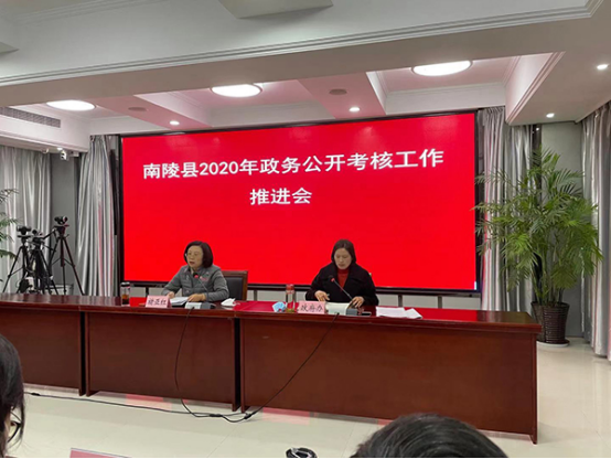 南陵县召开迎接2020年政务公开考核工作推进会