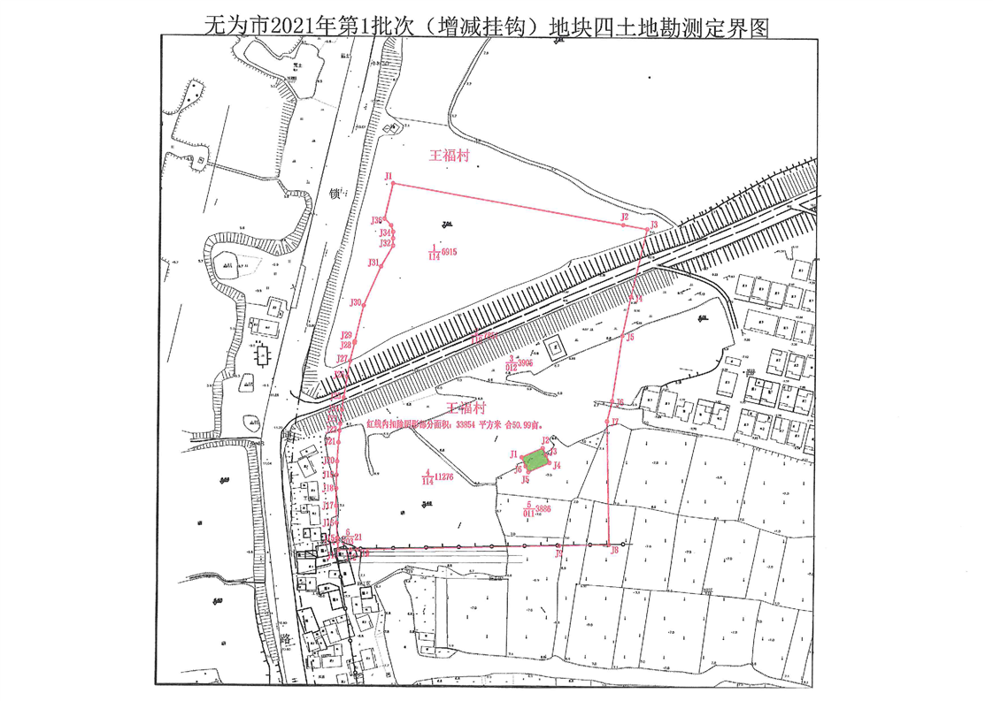 关于无为市福渡镇东部新城片区八等项目建设用地拟征收工作的预公告