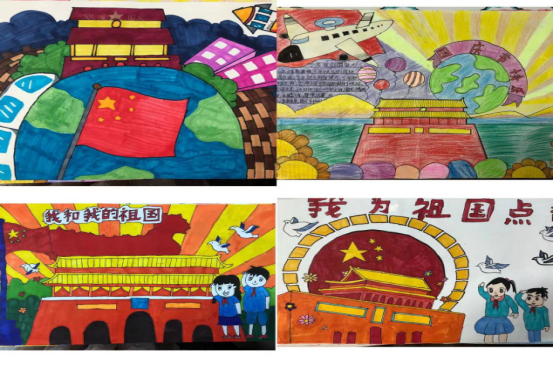 泉塘镇中心小学举办"童心向党 共筑中国梦"主题绘画活动泥汊中心小学